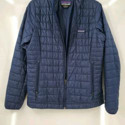 Patagonia Nano Puff Quilted Puffer Jacket Coat Size Women M or Men Small