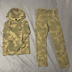 All in Motion Green Camo Hoodie + Camo Pants