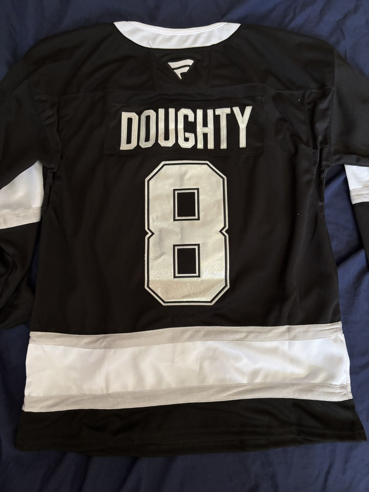 La Kings Doughty #8 Stitched Jersey