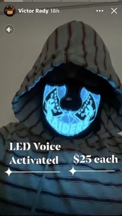 Led masks Sound activated