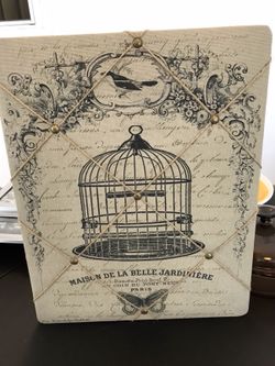 Fabric wall art memory holder