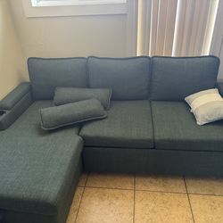 Green Sofa Bed – Like New!