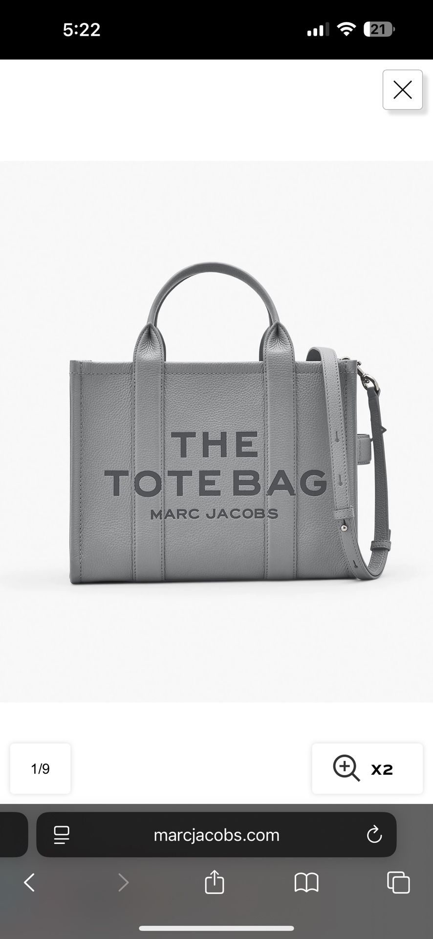 Marc Jacobs Medium Tote Bag