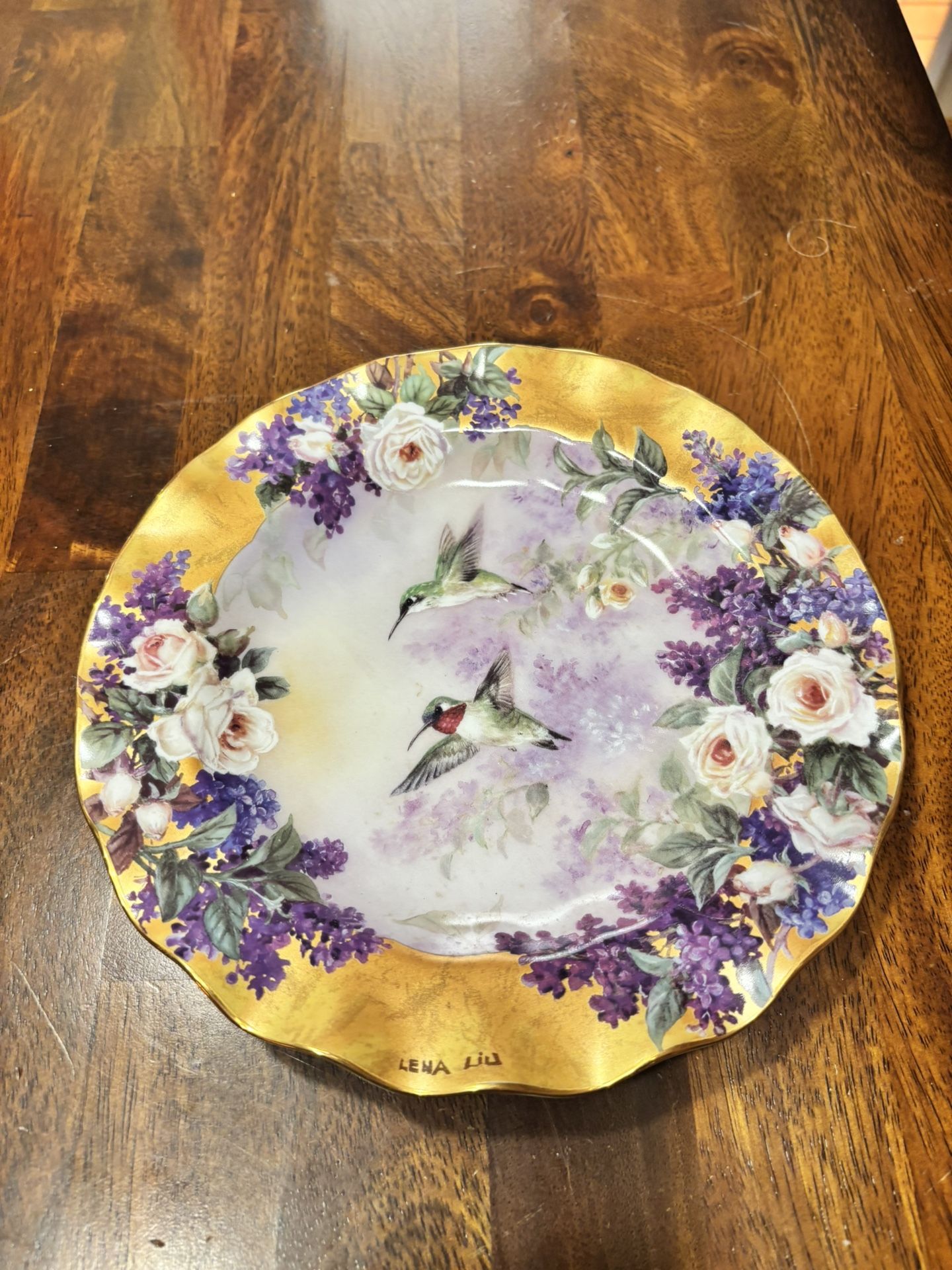 Vintage Lena Lui Delicate Treasures Crown Jewels Collective Plate First Issue