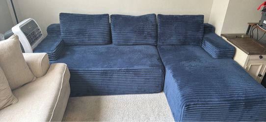 L-Shaped Sectional Sofa – Like New $280