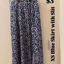 XS blue skirt for $3 