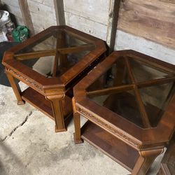 Solid Wood End Tables