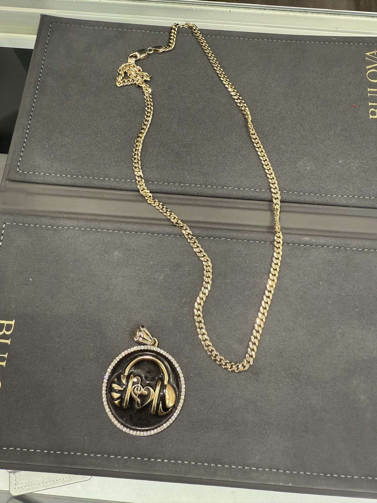 CUSTOM GOLD + DIAMOND NECKLACE (80.5 GRAMS)