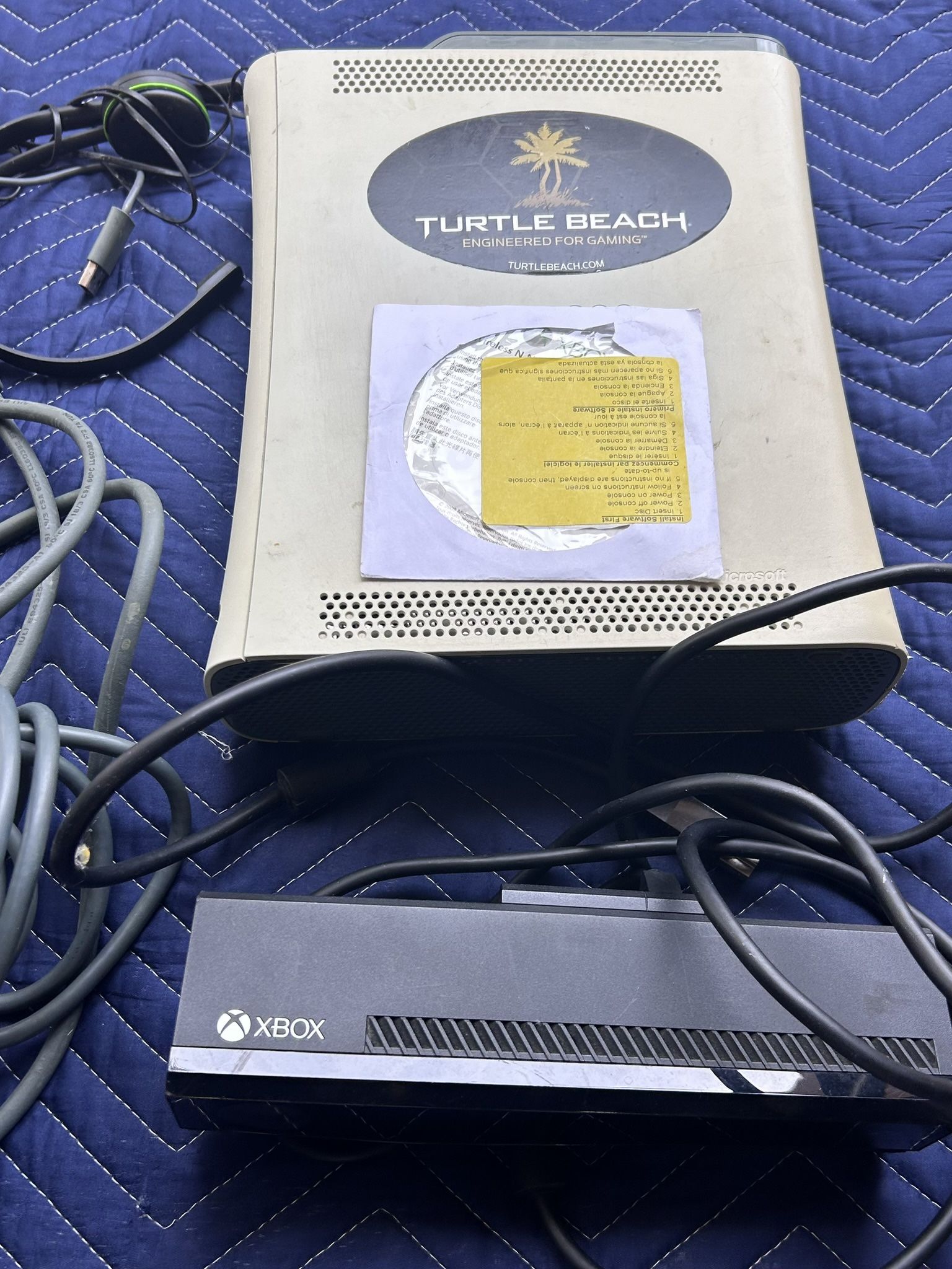 X Box 360 And Kinect With Games