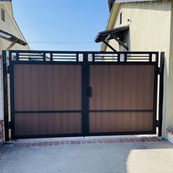 Wrought iron gates