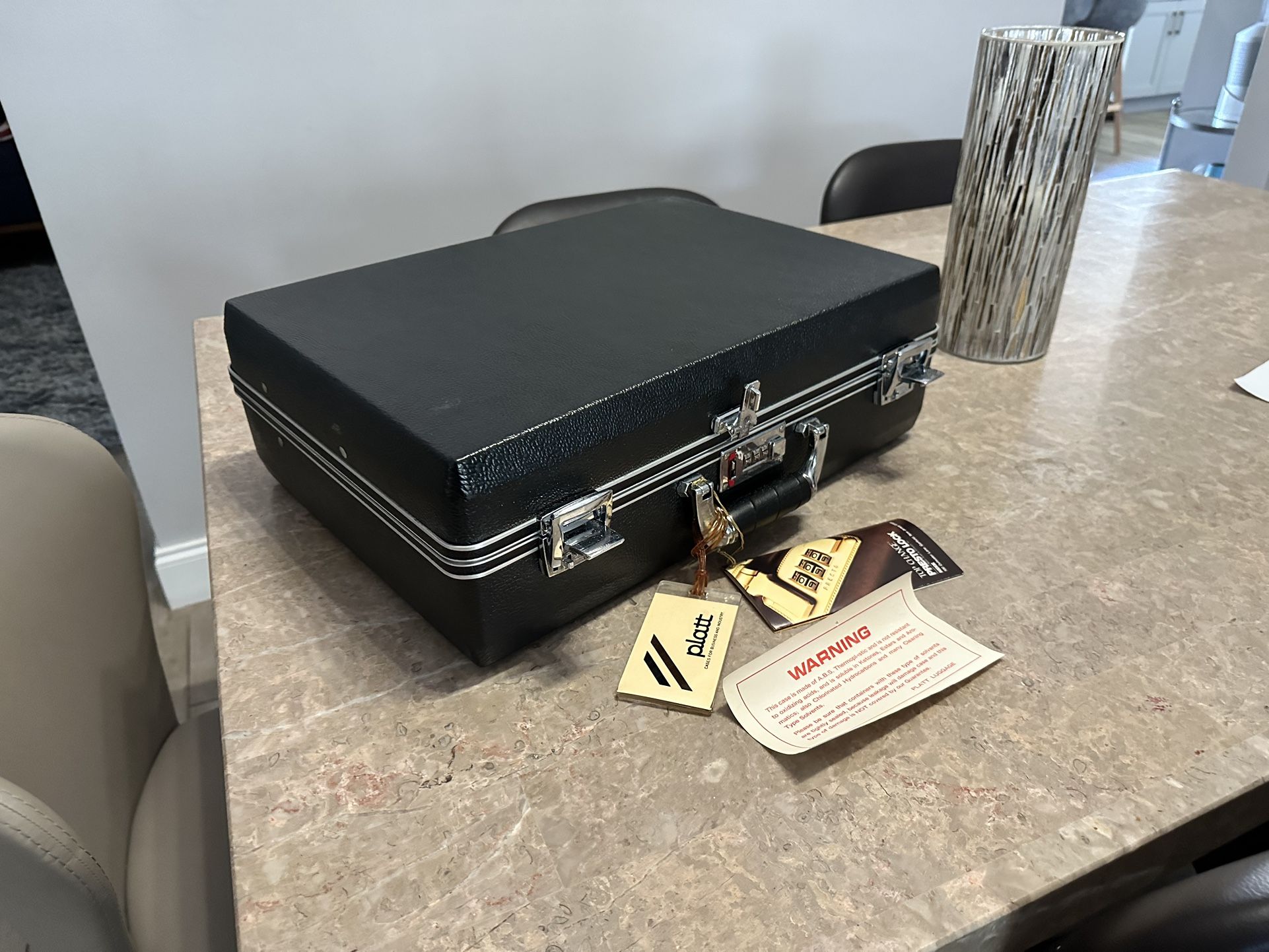 Vintage Platt Hard shell And Thermoplastic Briefcase Luggage