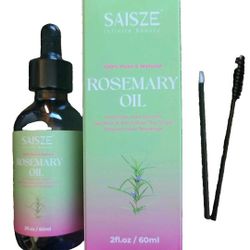 ROSEMARY OIL 100% NATRUAL! FOR ALL HAIR TYPES! COMES WITH EYELASH BRUSH! BRAND NEW SEALED!