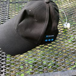 Lot Of (3) Bluetooth Warm Hat Wireless Cap Headset