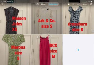 Women's  dresses   -  $5  a  piece