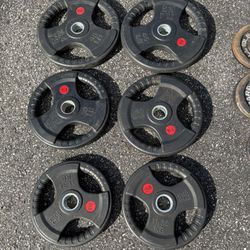Rubber Olympic Weights 