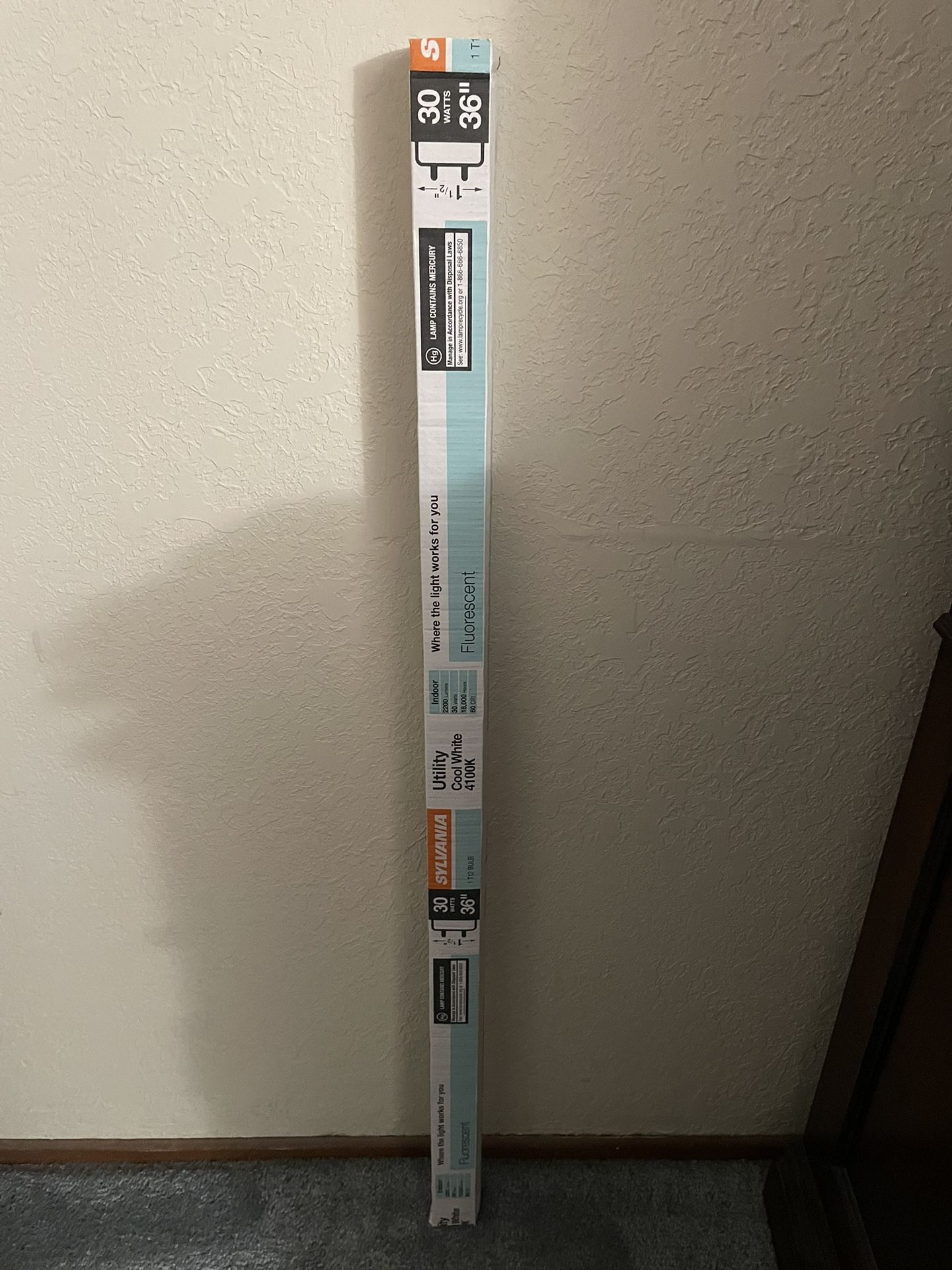 Sylvania T12 30W 36-inch 4100K Fluorescent Tube Light Bulb