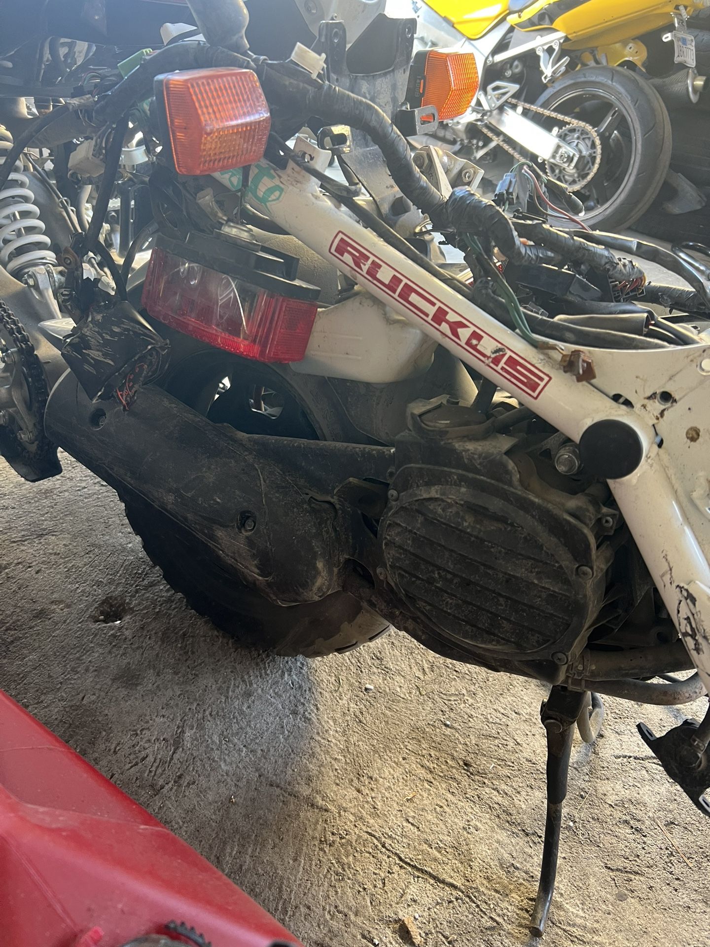 2015 Honda Ruckus Complete Rear End