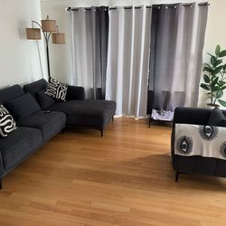 3 piece sectional with chair