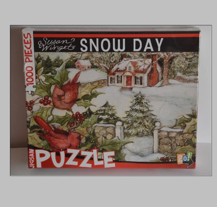 Susan Winget Snow Day 1000 Piece Puzzle by Go! Games New Sealed UP for sale is Susan Winget Snow Day 1000 Piece Puzzle by Go! Games. New Sealed.