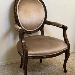 Lovely Velvet Covered French Chair