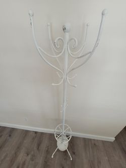 Coat hat purse umbrella rack farmhouse.