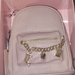 Juicy Couture Mini Backpack with Zipper Charms