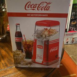Coca Cola Hot Air Popcorn popper 