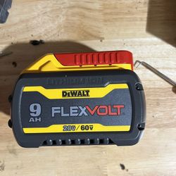 Dewalt Flexvolt Battery 9 AH 20v/60v