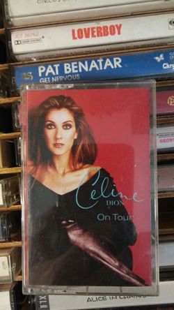 Celine Dion on tour cassette