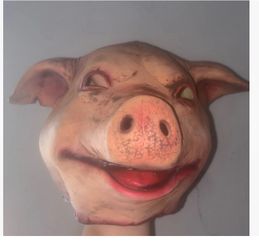 Severed pig mask