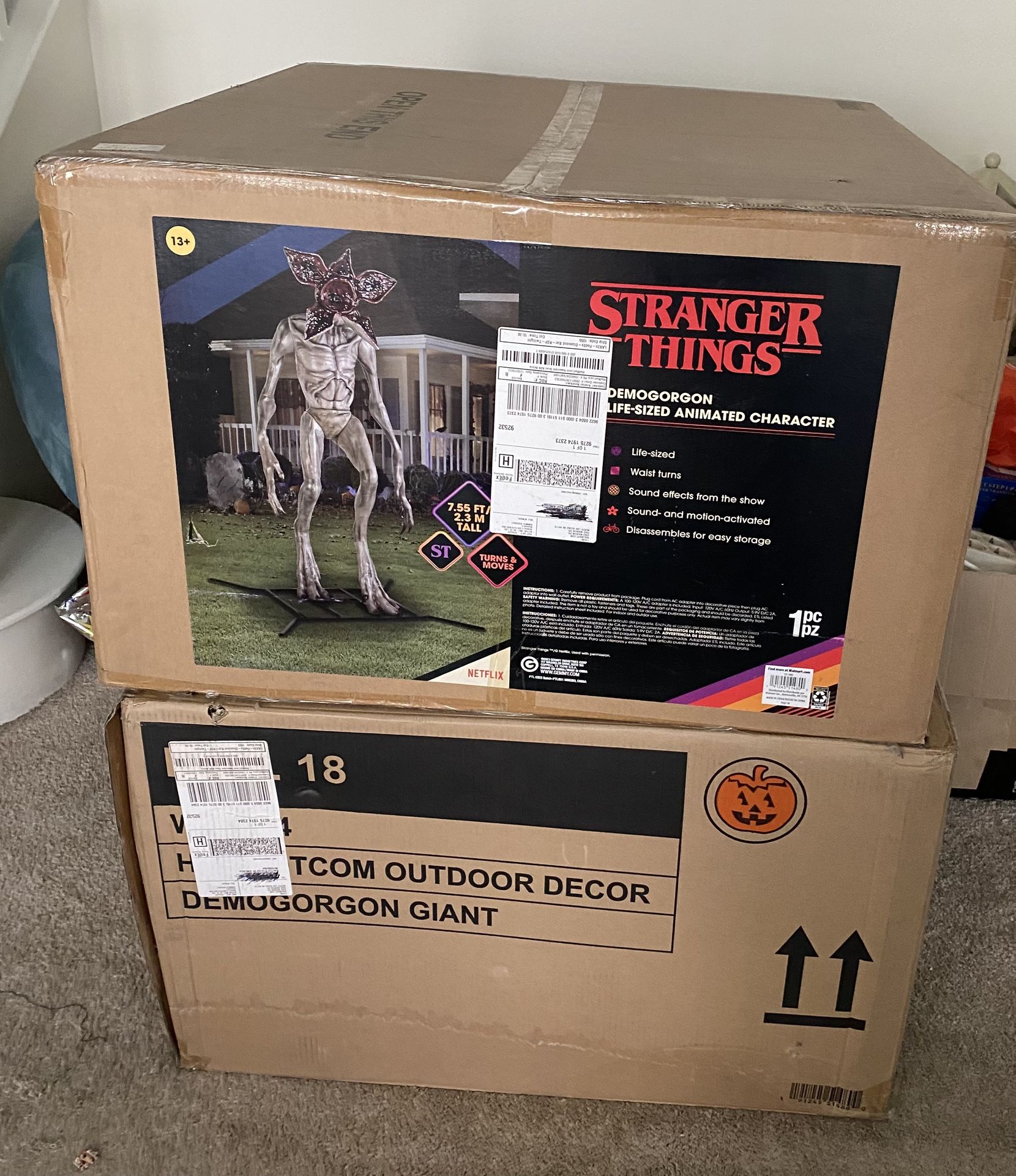 Life Sized Demogorgon 7.5 Ft