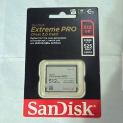 Sandisk Extreme Pro Cfast 2.0 Card 