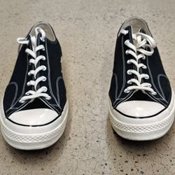 Converse Chuck Taylor All Star Sz 16 OX Black 70s Edition tyqehw(contact info removed) 162058