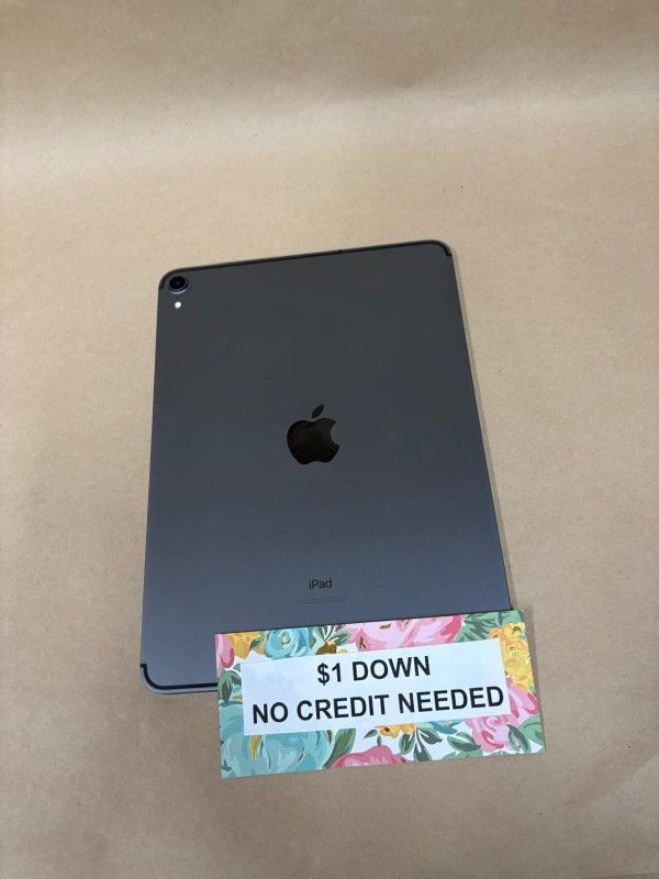 Apple IPad Pro 11inch 1st Gen Tablet - Only $1 Today Pay The Rest Later!