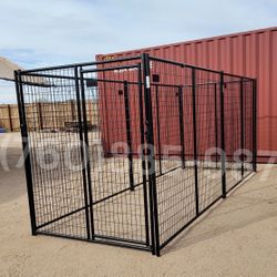 14x5x6 Extra Large Heavy Duty Outdoor Dog Kennel Run 8 Gauge Mesh  Jaula (New) 