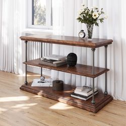 Larson Brown Sofa Table