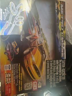 Metro chase electric slot car racetrack