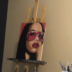 Aaliyah Painting