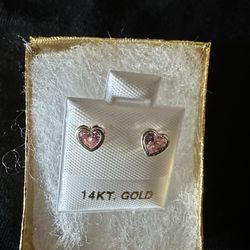 Aretes De Oro Italiano 14k