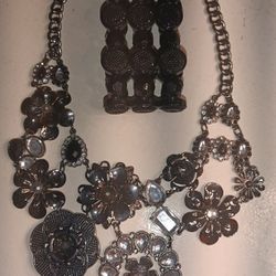 Necklace, Bracelet and Matching Earrings 