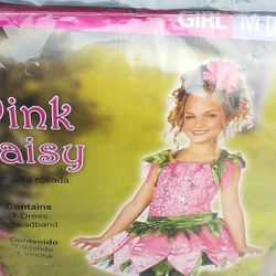Pink Daisy costume Girl