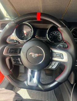 Mustang steering wheel hydro dip