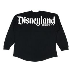 Disneyland Resort Long Sleeve Shirt Large L Spirit Jersey Black Disney Mickey