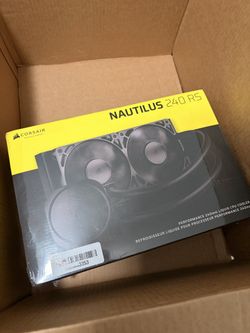 CORSAIR Nautilus 240 RS 240mm AIO Liquid CPU Cooler Black NEW SEALED