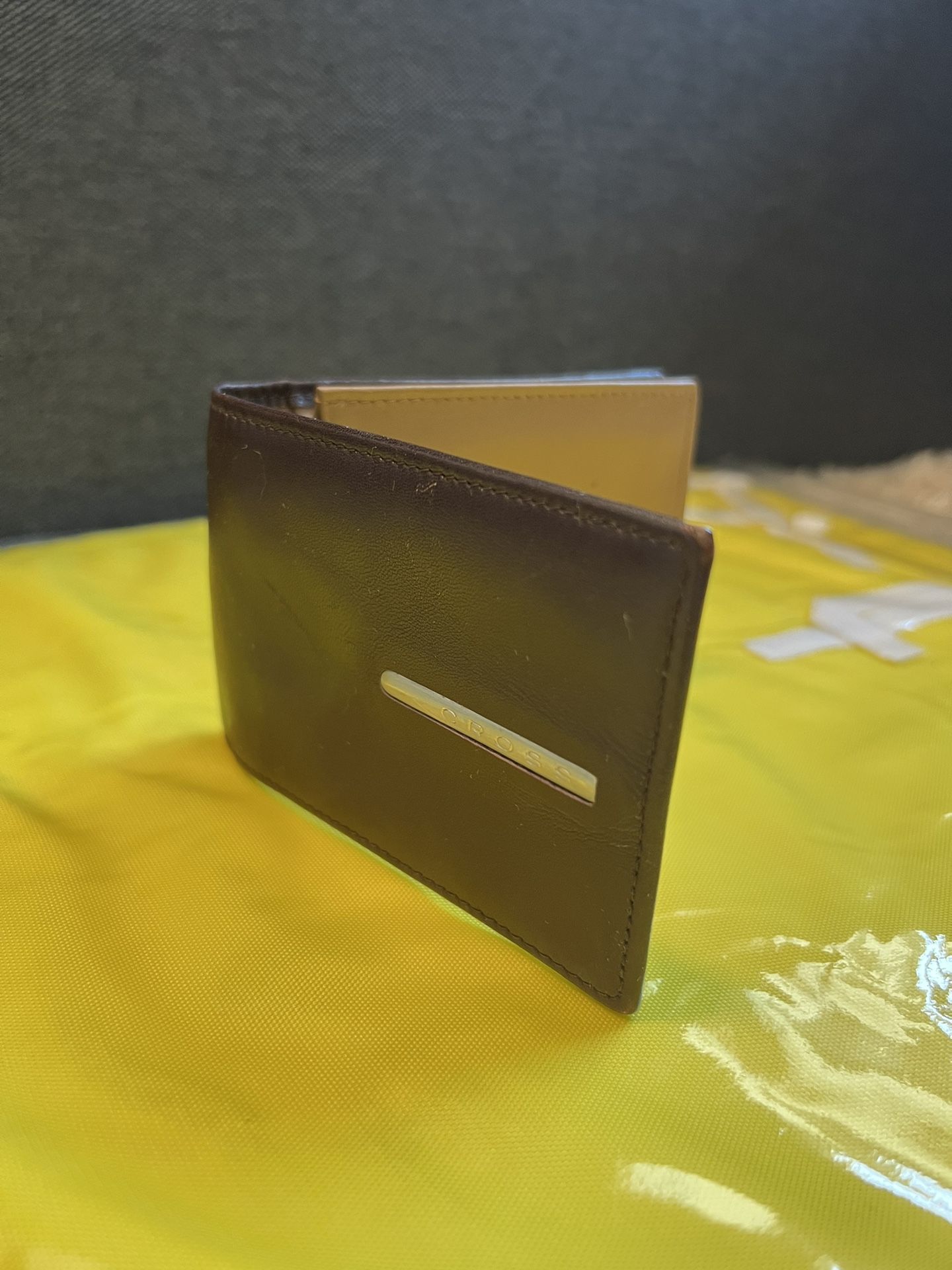 Cross Leather Card Case Wallet