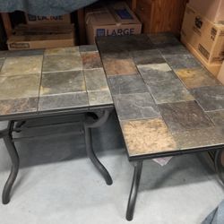 Coffee & End Tables With Tile Tops