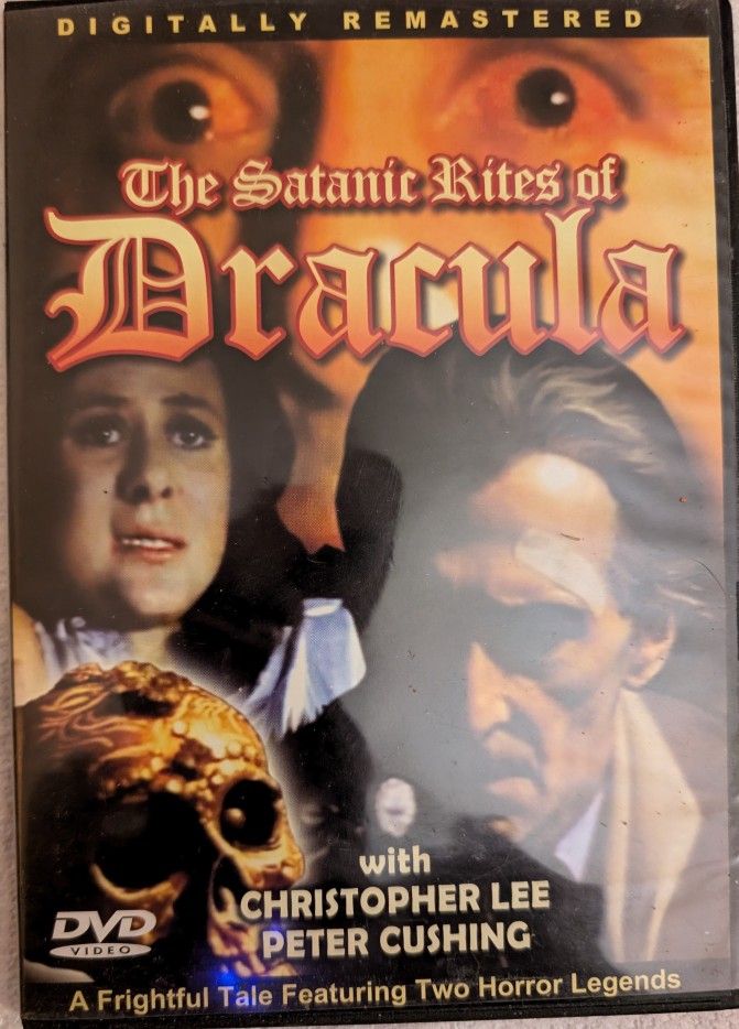 The Satanic Rites Of Dracula. Horror On DVD. Terrorizing London In 1970. 87 Min, Stereo, Color Classic Halloween Scary. 