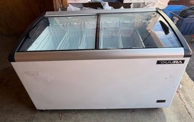 DUURA DDFC15 15.2 Cu Ft Commercial Ice Cream Display Chest Freezer Works