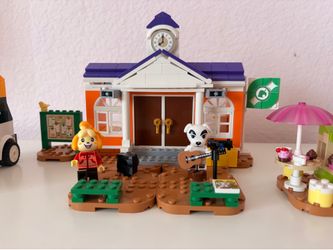 lego animal crossing K.K.’s concert in the plaza building set