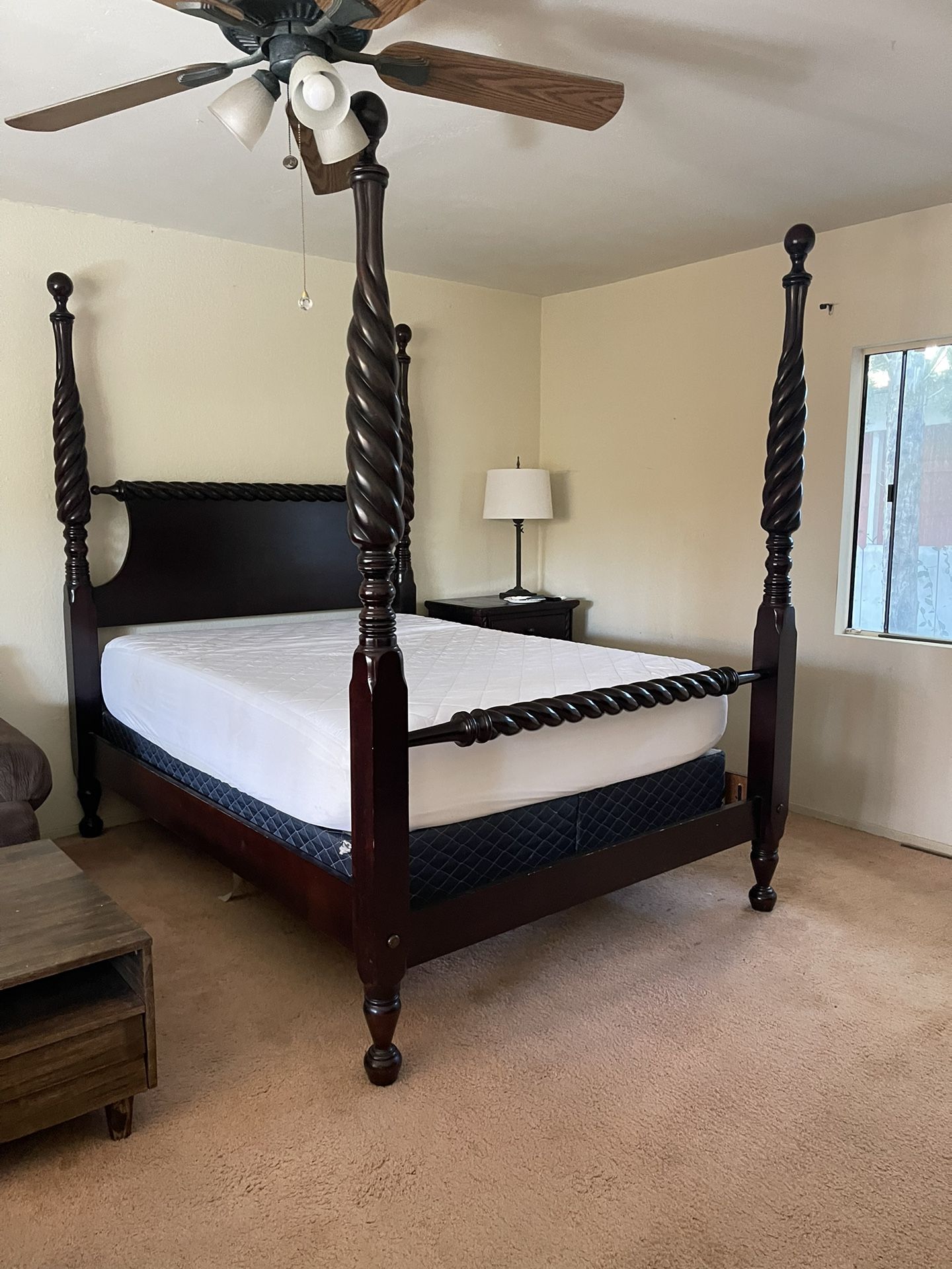 4 Poster Tommy Bahama Dupe bed